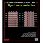 [주문시 바로 입고] RM2029 1/35 Tiger I Early Prodution 3D Printed Workable Track Links - 전차 미포함