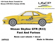 24T022 1/24 Nissan Skyline GTR (R33) Fast And Furious USCP