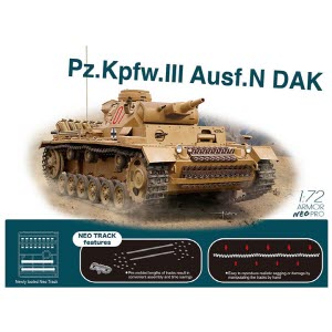 [주문시 바로 입고] BD7634 1/72 Pz.Kpfw.III Ausf.N DAK w/Neo Track