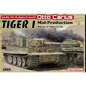 [주문시 바로 입고] BD6888 1/35 Tiger I Mid-Production w/Zimmerit Otto Carius (Battle of Malinava Village 1944)