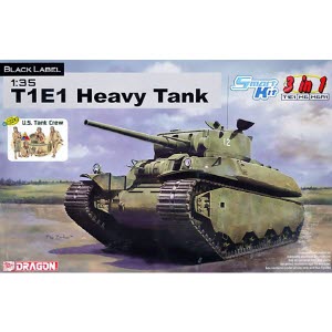 [주문시 바로 입고] BD6936 1/35 T1E1 Heavy Tank (3 in 1) - Black Label Series