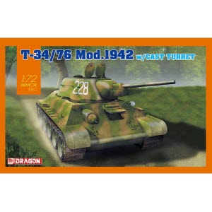 [주문시 바로 입고] BD7601 1/72 T-34/76 Mod.1942 Cast Turret