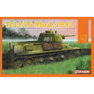 [주문시 바로 입고] BD7596 1/72 T-34/76 Mod.1943