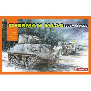 [주문시 바로 입고] BD7569 1/72 M4A3 Sherman (105mm) VVSS
