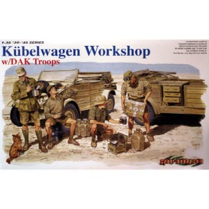 [주문시 바로 입고] BD6338 1/35 Kubelwagen Workshop w/DAK Troops