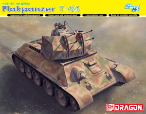 [주문시 바로 입고] BD6599 1/35 Flakpanzer T-34r - Smart Kit