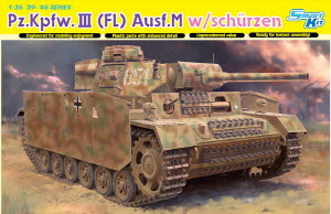 [주문시 바로 입고] BD6776 1/35 Pz.Kpfw.III (FL) Ausf.M w/schurzen