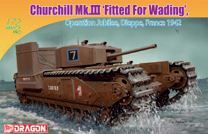 [주문시 바로 입고] BD7520 1/72 Churchill Mk.III “Fitted For Wading” Operation Jubilee Dieppe France 1942