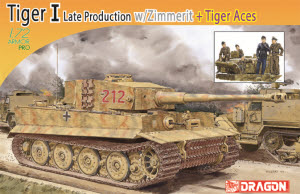 [주문시 바로 입고] BD7440 1/72 Pz.Kpfw.VI Ausf.E Tiger I Late Production w/Zimmerit + Tiger Aces