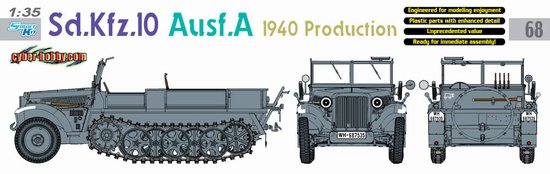 [주문시 바로 입고] BD6630 1/35 Sd.Kfz.10 Ausf.A 1940 Production Limited Edition