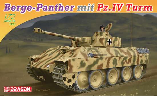 [주문시 바로 입고] BD7508 1/72 Berge-Panther mit Aufgesetztern Pz.Kpfw.IV Turm Als Befehlspanzer
