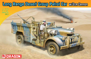 [주문시 바로 입고] BD7504 1/72 Long Range Desert Group Patrol Car w/2cm Cannon