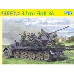 [주문시 바로 입고] BD6541 1/35 Sd. Kfz.7/2 3.7cm FlaK 36 ~ Smart Kit