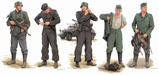 [주문시 바로 입고] BD6574 1/35 German Warriors 1940-41 (5 Figures Set)