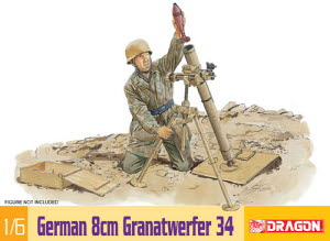[주문시 바로 입고] BD75009 1/6 German 8cm Granatwerfer 34