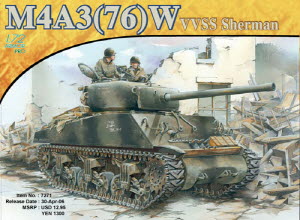 [주문시 바로 입고] BD7271 1/72 M4A3(76)W Sherman1/72 M4A3 76mm 셔먼