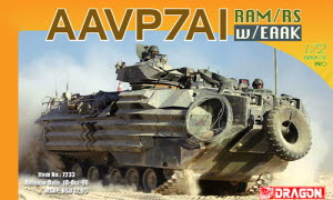 [주문시 바로 입고] BD7233 1/72 AAV7A-1 with Newly Tooled EAAK (Enhanced Applicated Armor Kit)