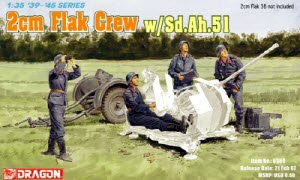 [주문시 바로 입고] BD6368 1/35 2cm Flak Crew w/Sd.Ah.51