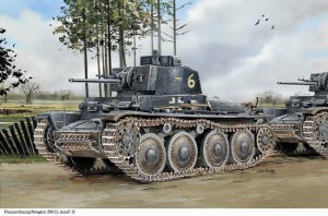 [주문시 바로 입고] BD6290 1/35 Pz.Kpfw.38(t) Ausf.G w/Interior ~ Smart Kit