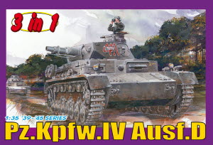 [주문시 바로 입고] BD6265 1/35 Pz.Kpfw. IV Ausf. D (3 in 1)