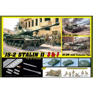 BD6537 1/35 JS-2 Stalin II + Soviet Infantry Tank Riders