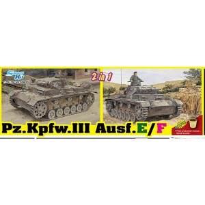 BD6944 1/35 Pz.Kpfw.III Ausf.E/F (2 in 1)