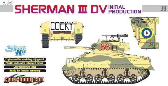 BD6527 1/35 Sherman III DV Initial Production