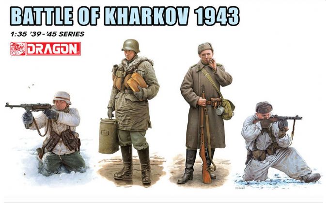 BD6782 1/35 "Battle of Kharkov 1943" (4 Figures Set)
