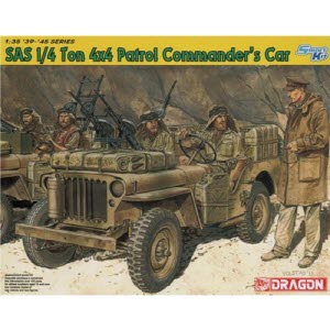 BD6724 1/35 SAS 1/4 Ton 4x4 Patrol Commanders Car