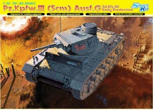 BD6639 1/35 Pz.Kpfw.III (5cm) Ausf. G Early Production - Smart Kit