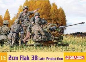 BD75039 1/6 2cm FlaK 38 Late Production (인형 미포함)