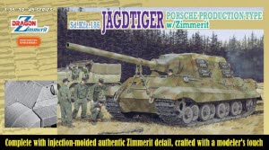 BD6493 1/35 Sd.Kfz.186 Jagdtiger Porsche Production Type w/Zimmerit
