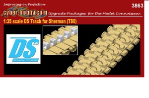 BD3863 1/35 DS Track for Sherman(T80)-M4A3E8