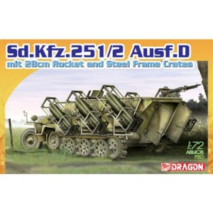 BD7348 1/72 Sd.Kfz.251 Ausf.D mit 28cm Rocket and Steel Frame Crates