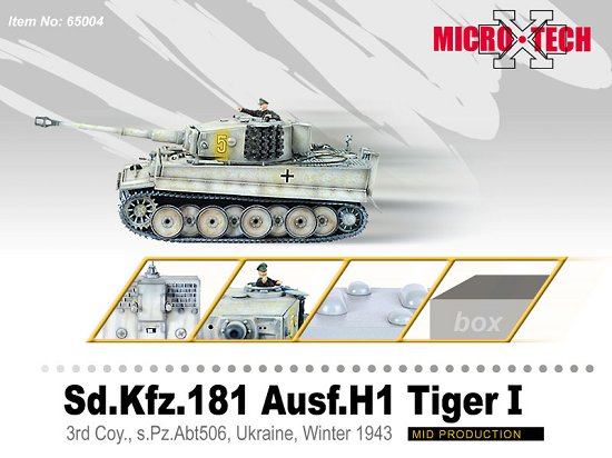 BD65004 1/72 Tiger I - Mid War Version (Winter 1943) -27Mhz