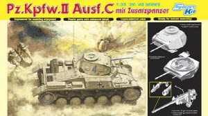 BD6432 1/35 Pz.Kpfw.II Ausf. C mit Zusatzpanzer (Cyber Hobby )