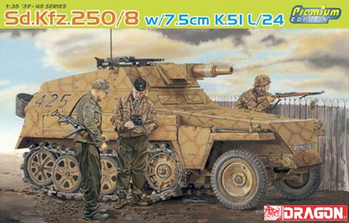 BD6425 1/35 Sd.Kfz.250/8 w/7.5cm K.51 L/24