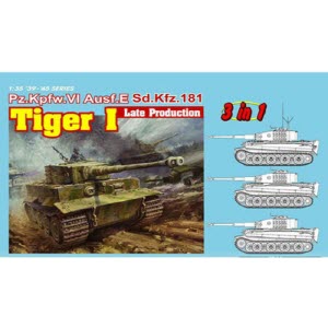 BD6406 1/35 Pz.Kpfw.VI Tiger I Late Production (3 in 1)