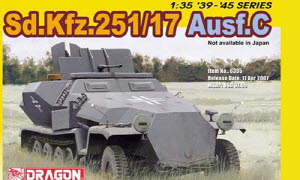 BD6395 1/35 German Half-track Sd.Kfz.251/17 Ausf.C