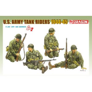 BD6378 1/35 US Army Tank Riders 1944-45 (4 Figures Set) ~ Gen 2