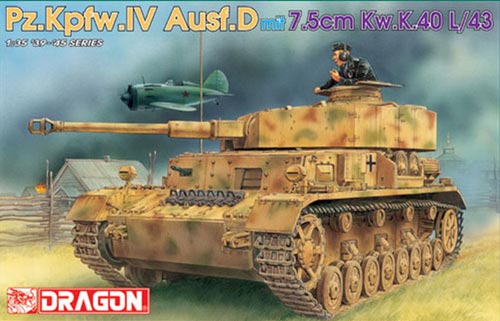 BD6330 1/35 Pz.Kpfw.IV Ausf.D mit 7.5cm Kw.K.40 L/43