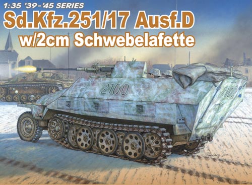 BD6292 1/35 Sd. Kfz. 251/17 Ausf. D Half Track w/2cm Kwk38