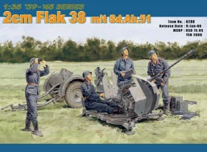 BD6288 1/35 2cm Flak 38 w/Sd.Ah.51 Trailer