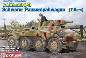 BD6257 1/35 Sd.Kfz.234/3 Schwerer Panzerspahwagen (7.5cm)