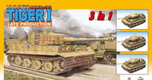 BD6253 1/35 Tiger 1 Late Production (3 in 1) Pz.Kpfw. VI Ausf. E - Sd.Kfz. 181