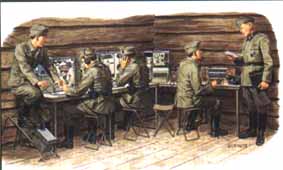 BD3826 1/35 German Comunications Center w/Signal Troops