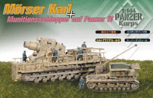 BD14510 1/144 Morser Karl + Munitionsschlepper auf Panzer IV
