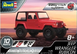 [사전 예약] 1239 1/25 Jeep Wrangler Rubicon (Red) (Snap) (D)