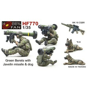 [주문시 바로 입고] BFHF770 1/35 Green Berets with Javelin Missile and Dog