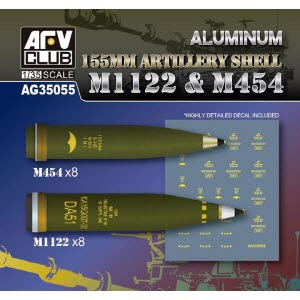 [주문시 바로 입고] BFAG35055 1/35 155mm Artillery Shell M1122, M454